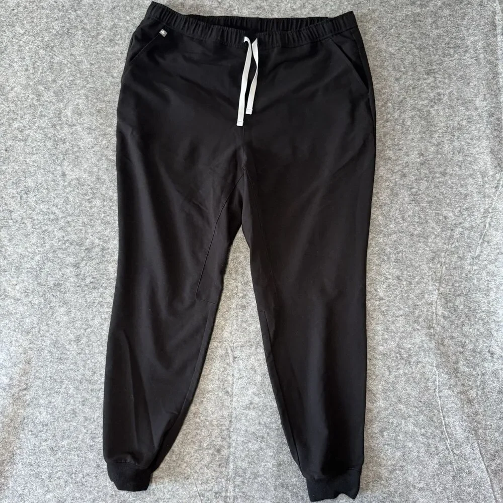 Figs Men's Tansen Jogger Medical Scrub Pants Black Size XXL Style# M21SW2051‎